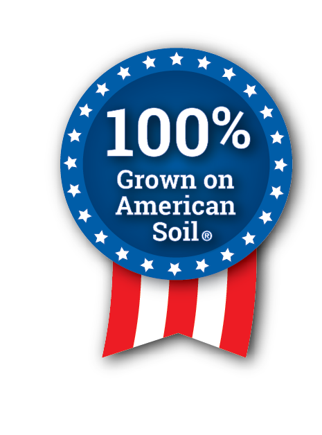 100% Grown on American Soil